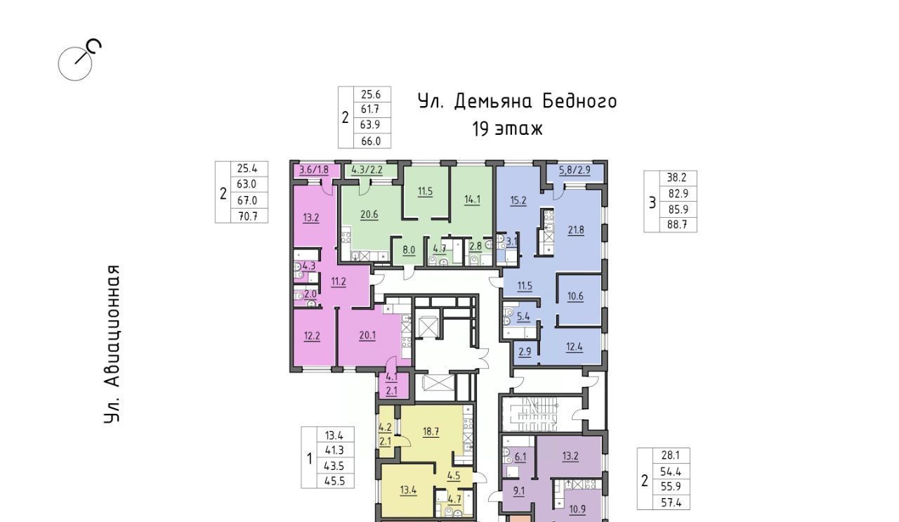 квартира г Хабаровск р-н Железнодорожный ул Демьяна Бедного 10а фото 5