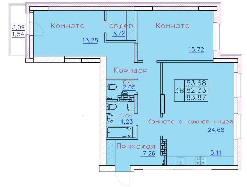 квартира г Северск ул Ленина 116 фото 1