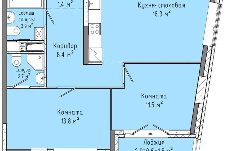 квартира г Ижевск ул Ленина 97а городской округ Ижевск фото 1