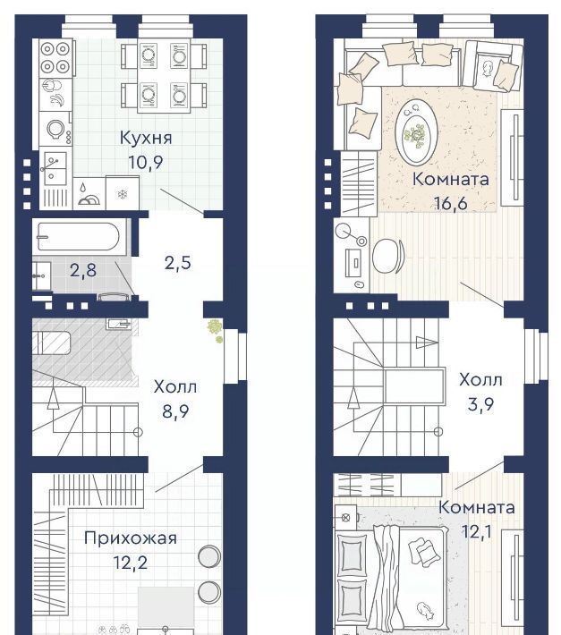 квартира р-н Всеволожский г Мурино ул Садовая 2бк/1 Девяткино фото 1