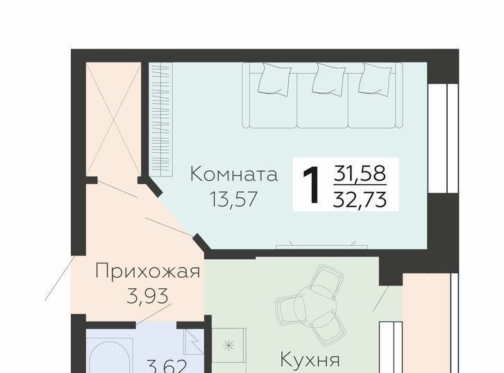 квартира г Воронеж р-н Коминтерновский ул Независимости 78 фото 1