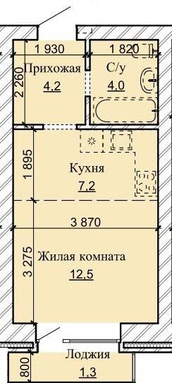 квартира р-н Смоленский п Южный муниципальное образование Барнаул, улица Герцена, 17 фото 1