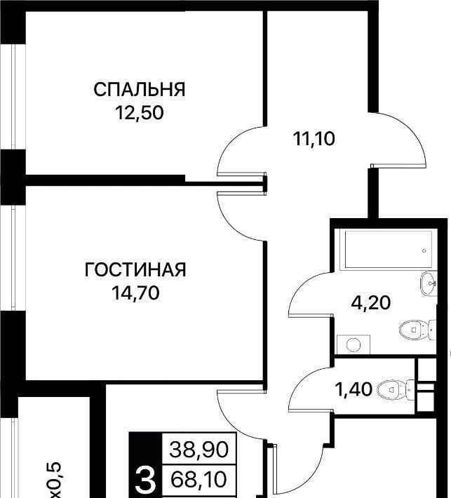 квартира г Ростов-на-Дону р-н Пролетарский ул Вересаева 94 фото 1