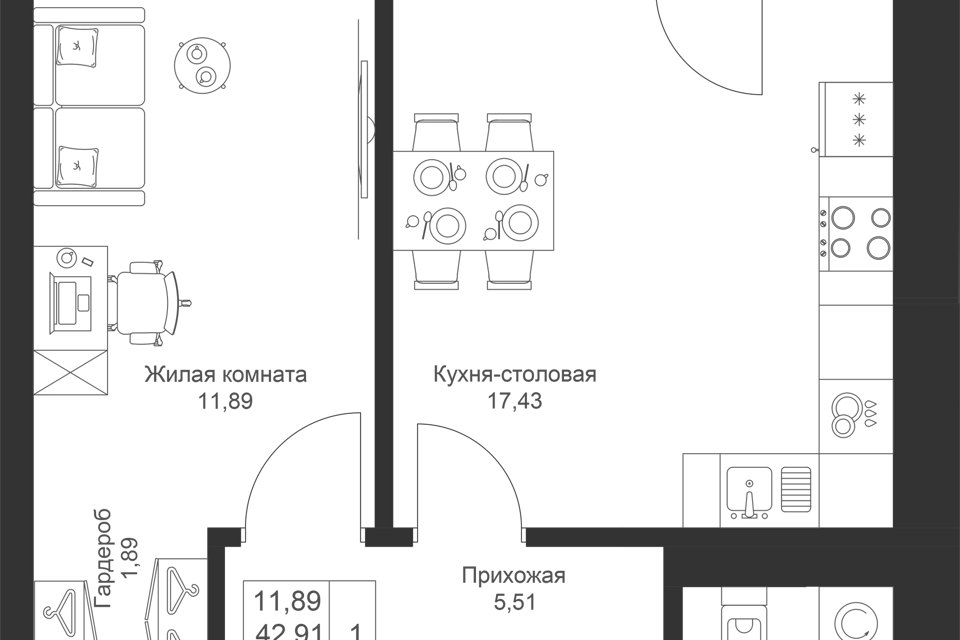 квартира р-н Лаишевский жилой комплекс Новый Свет, УБ-4 фото 1