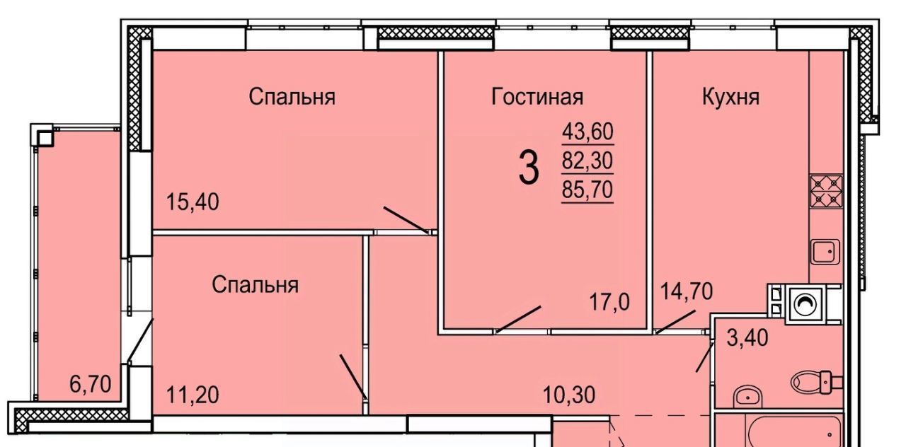 квартира г Тула р-н Привокзальный ул Седова 20д/1 фото 1