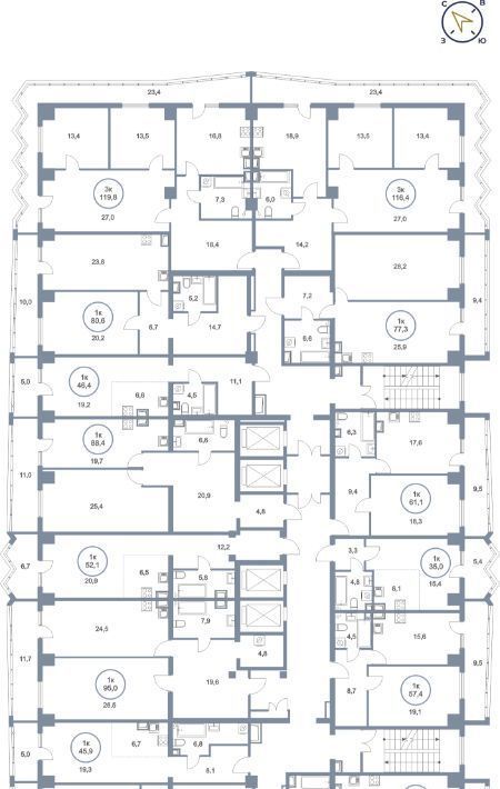 квартира г Сургут тракт Югорский 43 27А фото 4