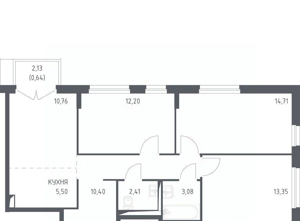 квартира г Москва п Рязановское ул Красовского 2к/1 метро Остафьево фото 1