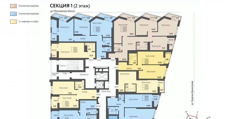 квартира г Самара Безымянка ЖК Времена года 13-й мкр фото 5