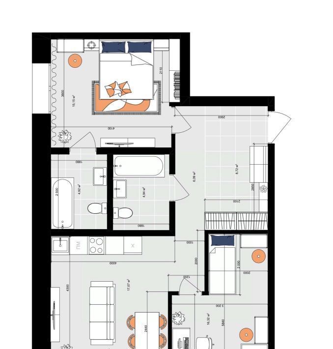 квартира г Иркутск р-н Октябрьский наб. Верхняя фото 3
