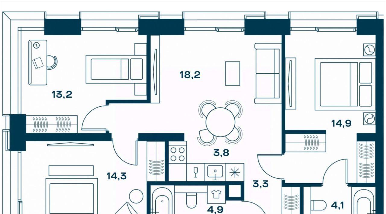 квартира г Москва метро Красный Балтиец ул Часовая 28к/8 фото 1