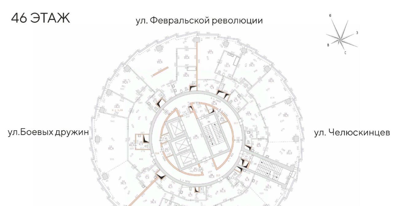 квартира г Екатеринбург Динамо ул. Бориса Ельцина фото 7